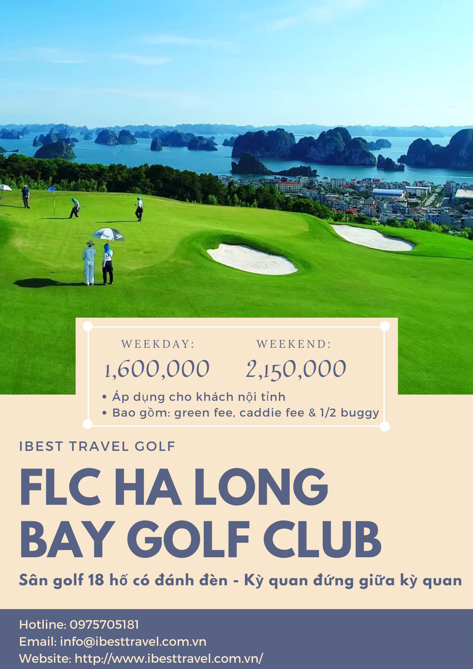 FLC HẠ LONG BAY GOLF CLUB & LUXURY RESORT - QUẦN THỂ NGHỈ DƯỠNG NƠI KỲ QUAN NỔI TIẾNG THẾ GIỚI